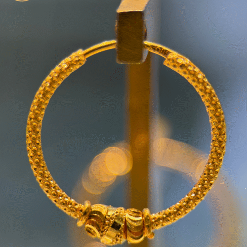 22KT Gold Baliyan (Hoop Earrings) – 2.01 g