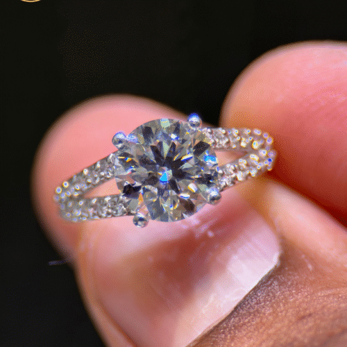 Round Brilliant Lab-Grown Diamond Ring – 2.76 CTW | D Color VVS2