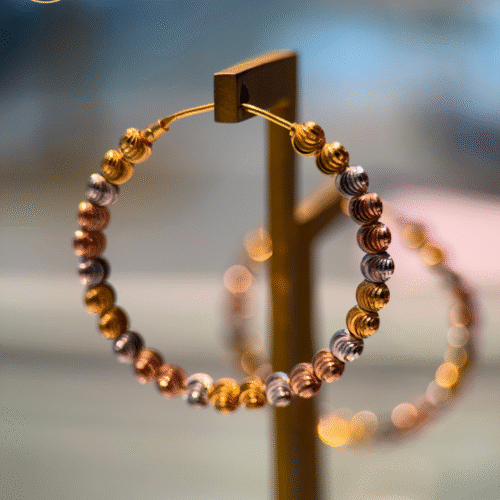 22KT Gold Baliyan (Hoop Earrings) – 8.15 g