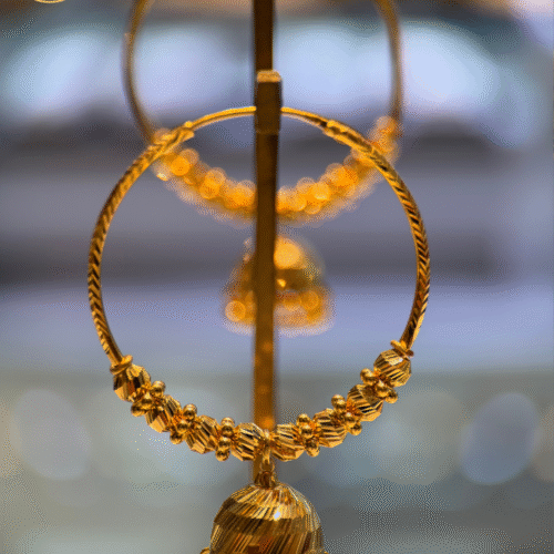 22KT Gold Baliyan (Hoop Earrings) – 11.40 g